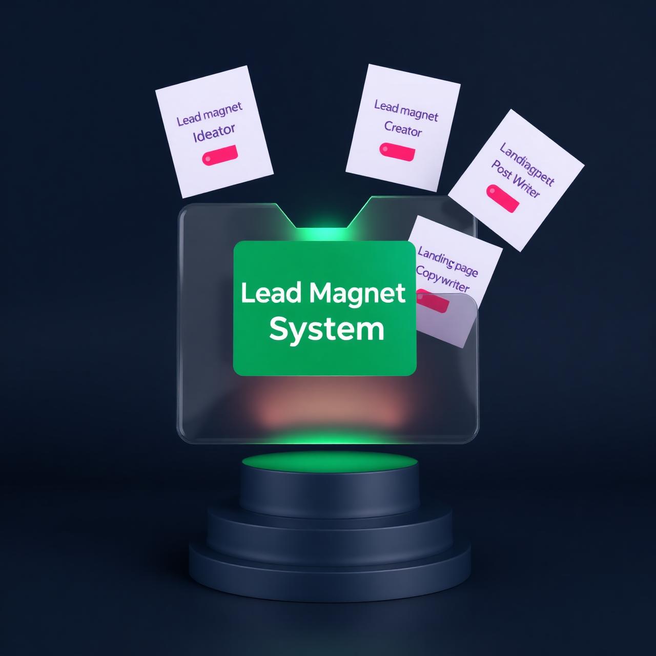Lead Magnet System product visualization